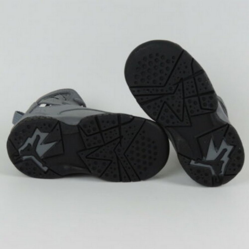 Jordan True Flight BT Toddlers Shoes Leather Grey - Picture 9 of 12